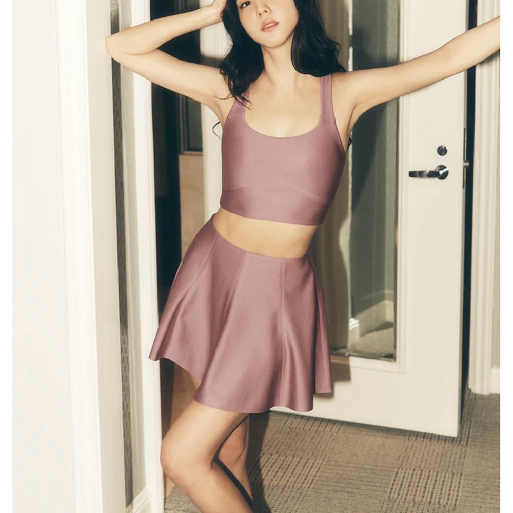 ALO Yoga Smoky Quartz Airlift Tennis Skirt